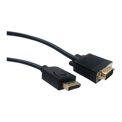 Imagem de Cabo DisplayPort p/ VGA M/M Gembird Preto - 1.8Mtr