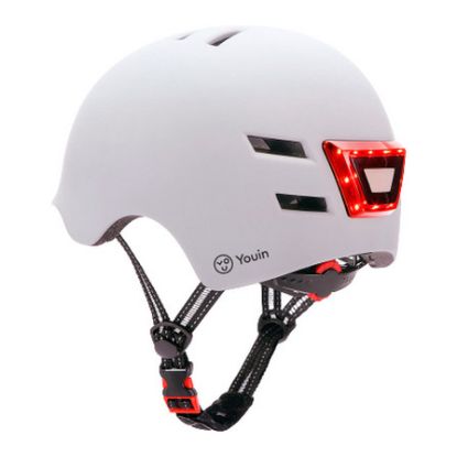 Imagem de Capacete Youin L Branco LED Light