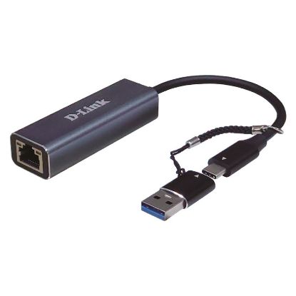 Imagem de Adaptador de Rede USB/Type-C p/ RJ45 2.5Gb D-Link DUB-2315