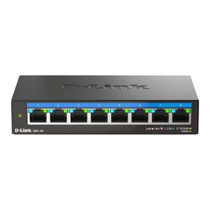 Imagem de Switch de Rede D-Link 8 Portas 2.5GbE Multi-Gigabit - DMS-108
