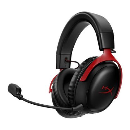 Imagem de Headset HyperX Cloud III Wireless Preto/ Vermelho (PC/PS5/PS4)