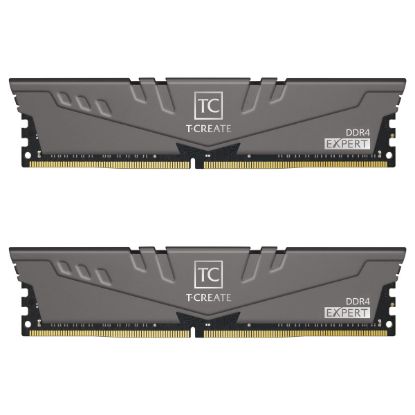 Imagem de Dimm DDR4 Pack 2x 16GB (32GB) TeamGroup CL16 3200Mhz T-Create Expert Cinza