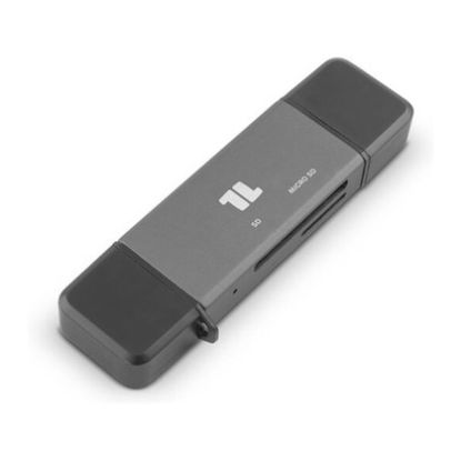 Imagem de Leitor de Cartões USB/Type-C 1Life Preto