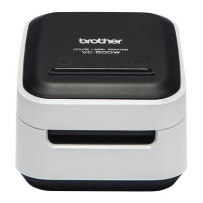 Imagem de Impressora Térmica Etiquetas Brother Cores VC-500W 25mm (USB/Wireless) Preta/Branca