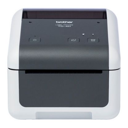 Imagem de Impressora Térmica Etiquetas e Talões Brother TD-4410D 104mm (USB/Serie) Branca