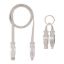 Imagem de Cabo USB3.1 p/ Lightning & Type-C Mars Gaming MCA ECO Branco - 1Mtr