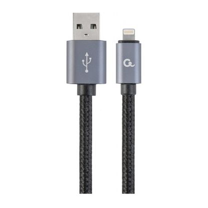 Imagem de Cabo USB2.0 p/ Lightning Gembird Charging Preto - 1.8Mtr