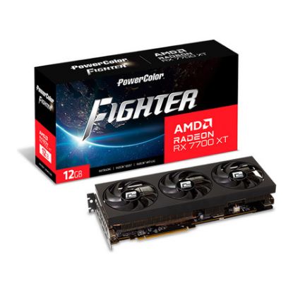 Imagem de Placa Gráfica Powercolor Radeon RX 7700 XT Fighter OC 12GB