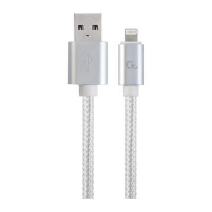 Imagem de Cabo USB2.0 p/ Lightning Gembird Charging Prateado - 1.8Mtr