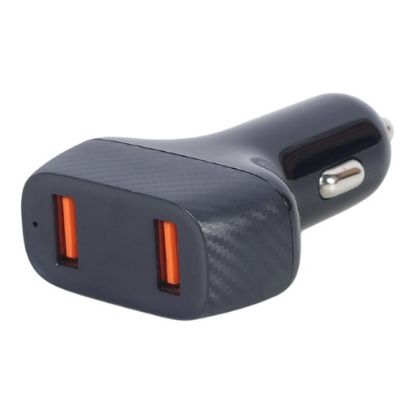 Imagem de Carregador de Isqueiro Gembird 2 Portas USB QC3.0