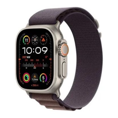 Imagem de Apple Watch Ultra 2 GPS + Cellular Titanium | Bracelete Loop Alpine Indigo - Small (49mm)