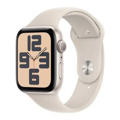 Imagem de Apple Watch SE (2ª Geração) GPS Alumínio Luz das Estrelas | Bracelete Sport Luz das Estrelas - M/...