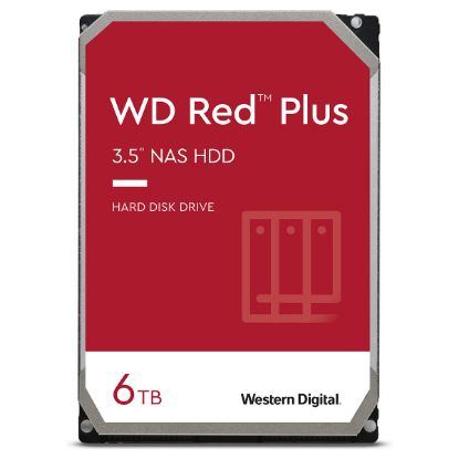 Imagem de Disco Western Digital SATA 6TB 5400rpm 256MB Red Plus