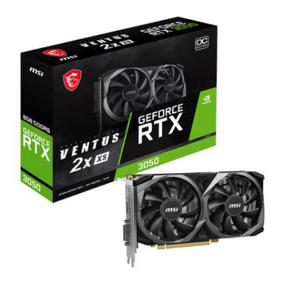 Imagem de Placa Gráfica MSI GeForce RTX 3050 VENTUS 2X XS OC 8G
