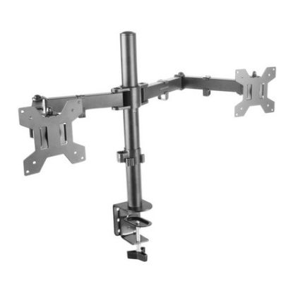 Imagem de Suporte Mesa Articulado p/ 2 Ecrãs 13"/27" Mars Gaming Preto