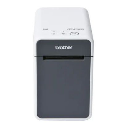 Imagem de Impressora Térmica Etiquetas e Talões Brother TD-2135N 63mm (USB/RJ45/Serie) Branca/Preta
