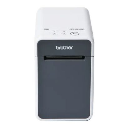 Imagem de Impressora Térmica Etiquetas e Talões Brother TD-2020A 63mm (USB/Serie) Branca/Preta