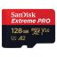 Imagem de MicroSD Sandisk Extreme Pro UHS-I 128GB Class10 (U3) A2 90/200MB/s + AdaptadorSD