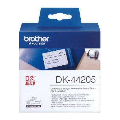 Imagem de Fita Contínua de Papel Térmico p/ Etiquetas Brother DK44205