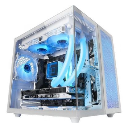 Imagem de Caixa Mars Gaming MC-NOVAM Branca (Micro-ATX) (Vidro Temperado)