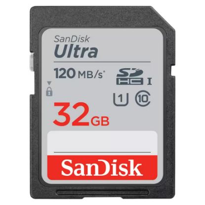 Imagem de Secure Digital Sandisk Ultra 32GB Class10 (U1) FullHD 120MB/s