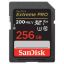 Imagem de Secure Digital Sandisk Extreme Pro UHS-I 256GB Class10 (U3) 4K 360 140/200MB/s