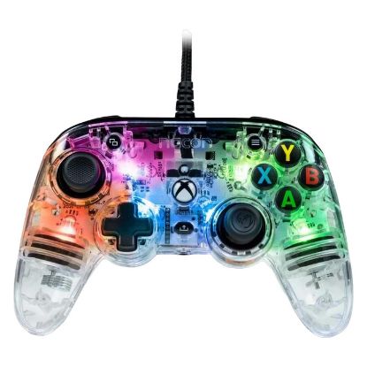 Imagem de GamePad Nacon Series Pro Compact Colorlight RGB USB Transparente (PC/XboxOne/Series)