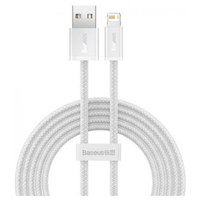 Imagem de Cabo Lightning p/ USB2.0 Baseus Dynamic Series Branco - 1Mtr