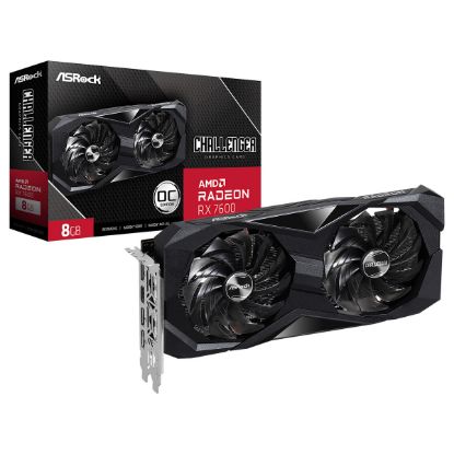 Imagem de Placa Gráfica ASRock Radeon RX 7600 Challenger OC 8GB GDDR6