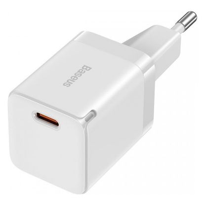 Imagem de Carregador de Tomada Baseus Type-C GaN3 1C Fast Charge 30W Branco