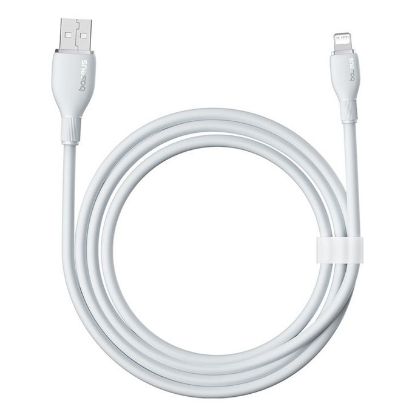 Imagem de Cabo Lightning p/ USB Type-C Baseus Pudding Series Branco - 1.2Mtr