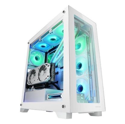 Imagem de Caixa Mars Gaming MC-XP Branca (E-ATX) (Vidro Temperado)