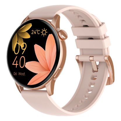 Imagem de SmartWatch Maxcom FW58 Vanad Pro Silicone + Aço Dourado