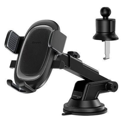 Imagem de Suporte Carro Baseus UltraControl Pro Clamp p/ Smartphone Preto