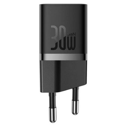Imagem de Carregador de Tomada Baseus Type-C GaN5 1C Fast Charge (Mini) 30W Preto
