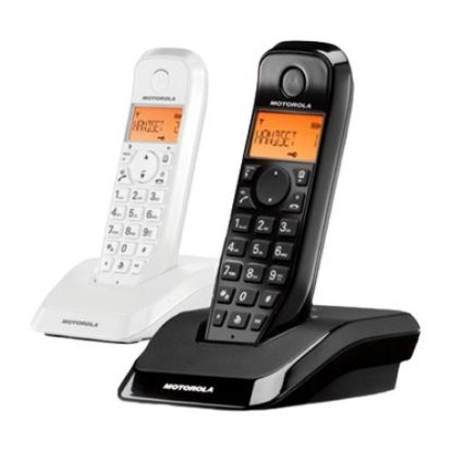 Imagem de Telefone Portátil Motorola S1202 Preto/Branco (Pack2)