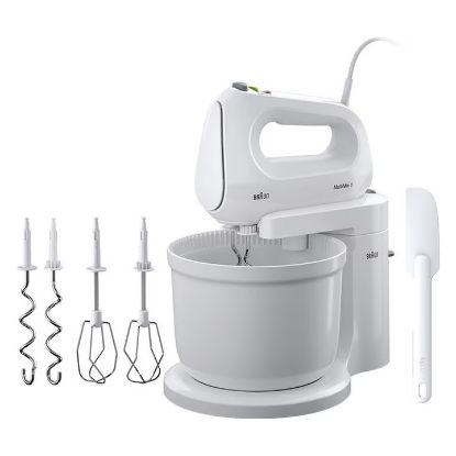 Imagem de Batedeira Braun MultiMix 1 HM1070WH 400W / 3L Branco c/ Taça
