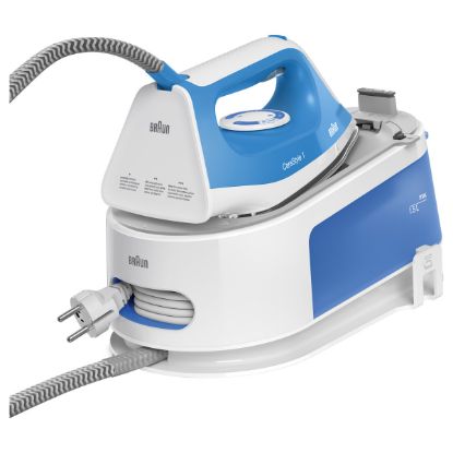 Imagem de Ferro com Caldeira Braun CareStyle 1 IS 1012 BL 2200W Azul