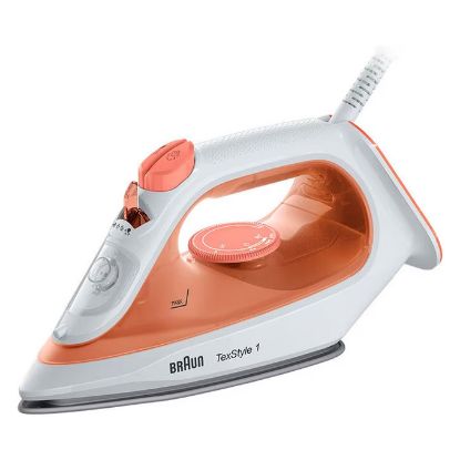 Imagem de Ferro a Vapor Braun TexStyle 1 SI 1009 OR 1900W Laranja/Branco