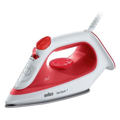 Imagem de Ferro a Vapor Braun TexStyle 1 SI 1019 RD 1900W Vermelho/Branco