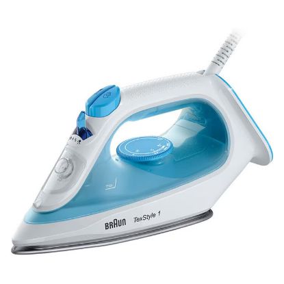 Imagem de Ferro a Vapor Braun TexStyle 1 SI 1050 BL 2000W Azul/Branco