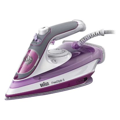Imagem de Ferro a Vapor Braun TexStyle 5 SI 5037 VL 2700W Roxo