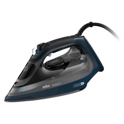 Imagem de Ferro a Vapor Braun TexStyle 9 SI 9682 DB 3200W Azul