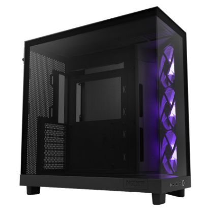Imagem de Caixa NZXT H6 Flow RGB Preta (ATX) (Vidro Temperado)