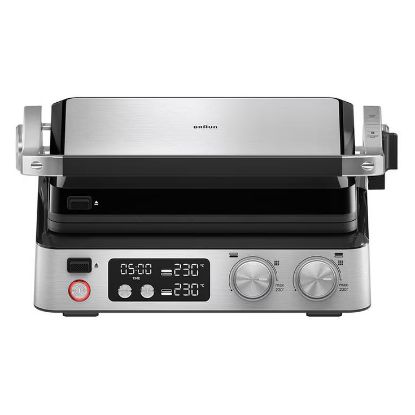 Imagem de Grelhador Elétrico Braun MultiGrill 7 Contact grill CG 7040 BK 2000W Preto