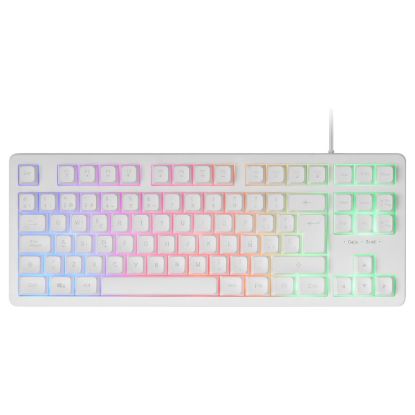 Imagem de Teclado Mars Gaming MK023 TKL Semi-Mecânico FRGB Branco (PT)