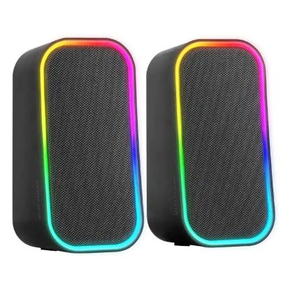 Imagem de Colunas Mars Gaming MS-OM RGB 2.0 20W Bluetooth Pretas