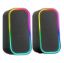 Imagem de Colunas Mars Gaming MS-OM RGB 2.0 20W Bluetooth Pretas