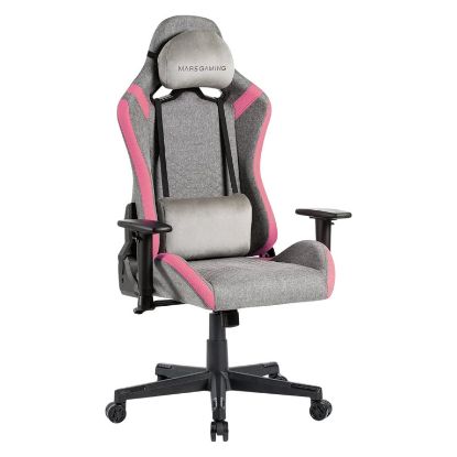Imagem de Cadeira Gaming Mars Gaming MGC-PRO FABRIC Cinza/Rosa