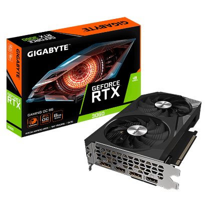 Imagem de Placa Gráfica Gigabyte GeForce RTX 3060 GAMING OC 8GB LHR Rev2.0